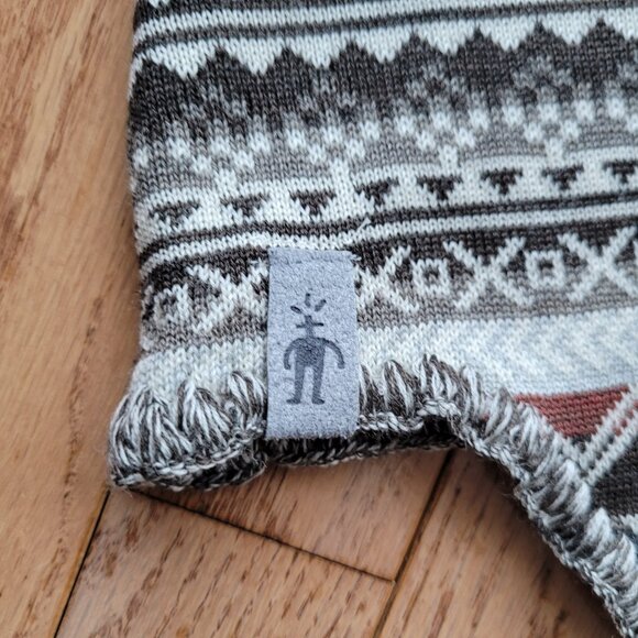 NWT Smartwool Hat and Scarf Set Beanie Hat with Ear Flaps Merino Wool - Picture 2 of 15